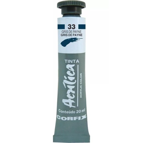Tinta Acrílica Corfix Bisnaga - Escolha a Cor - 20 ml ( Parte 1 )