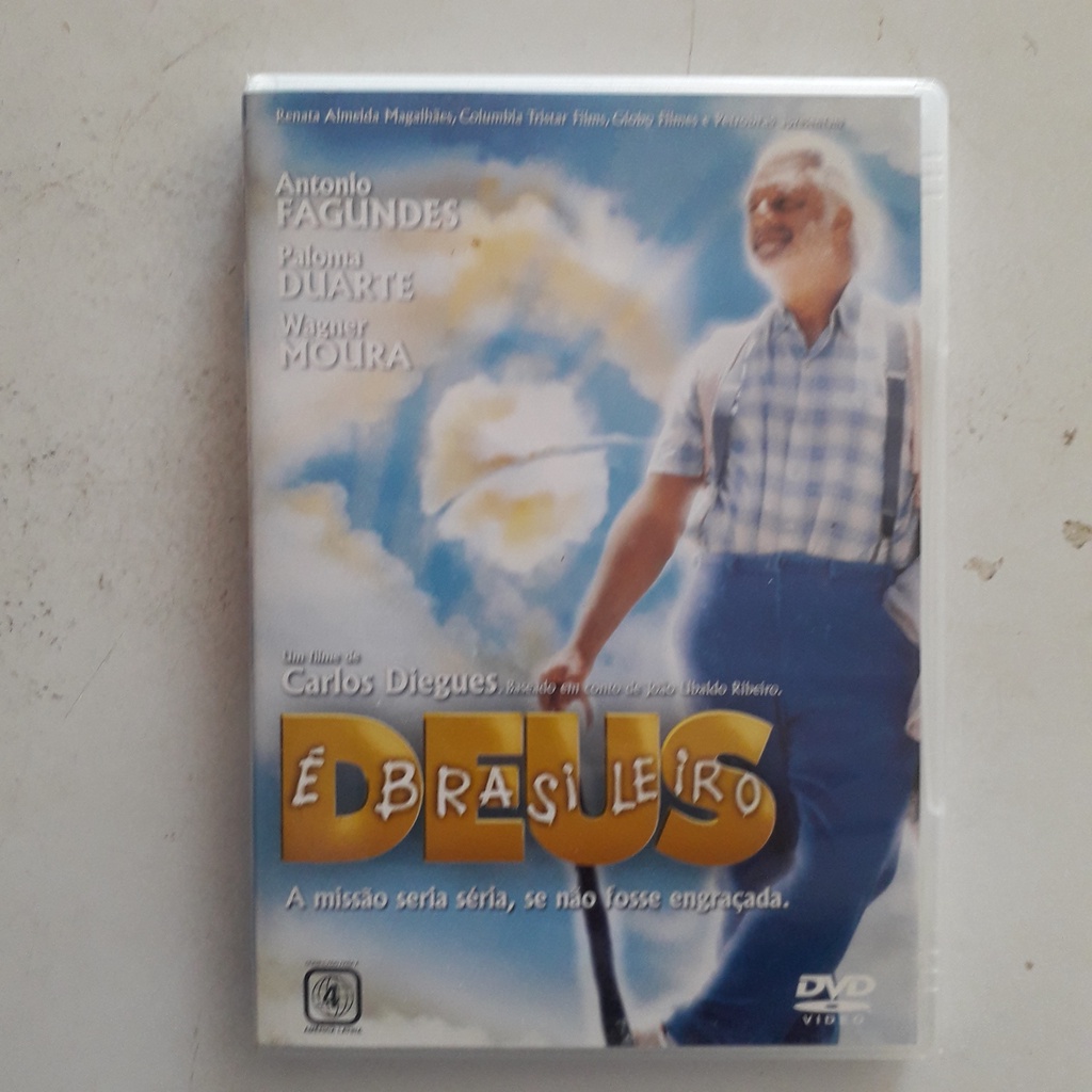 DVD Deus É Brasileiro - Antônio Fagundes - Paloma Duarte - Wagner Moura - Cacá Diegues