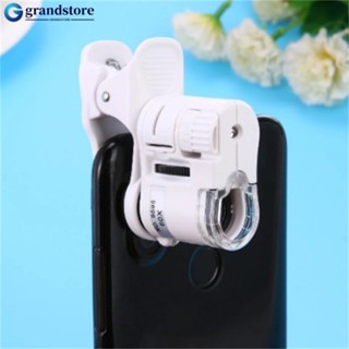 GRANDSTORE Microscópio Para Celular 60X Lupa Universal LED Macro Lente Zoom Micro Câmera Instrumento Óptico Q1Z5
