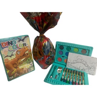 Ovo de Pascoa Dinossauro 180gr com Brinquedo Kit de Pintar Chocolate Garoto