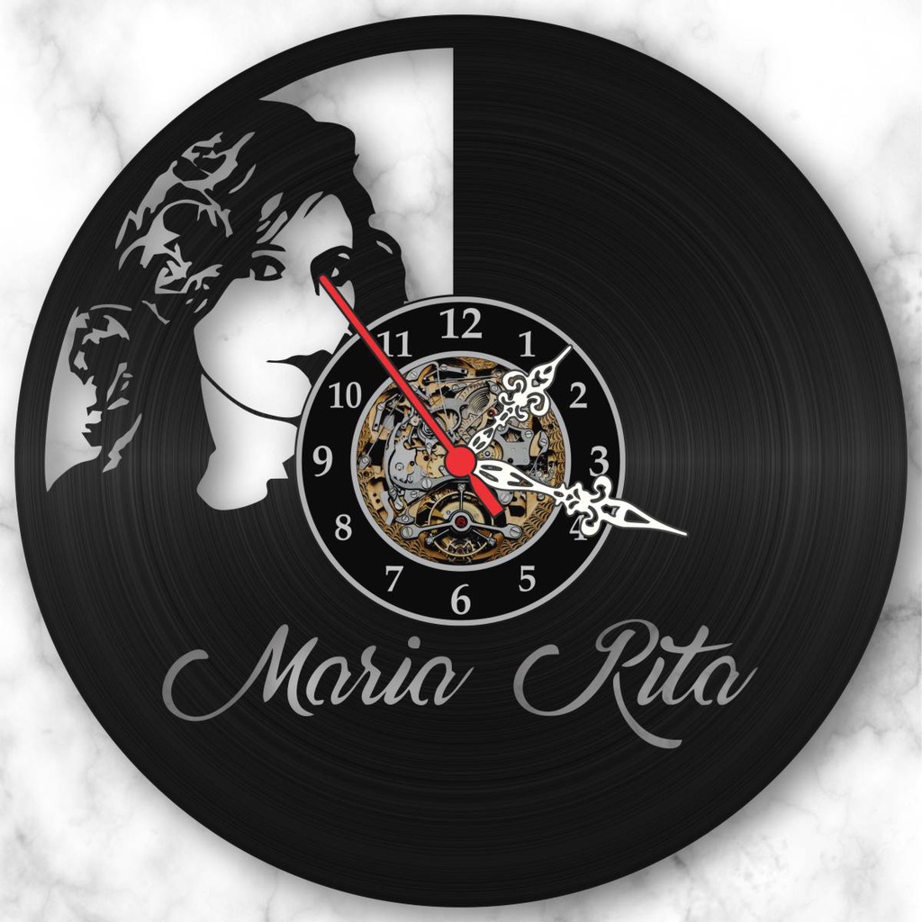 Relógio Parede Maria Rita Mpb Samba Jazz Musica Vinil Lp Promoção