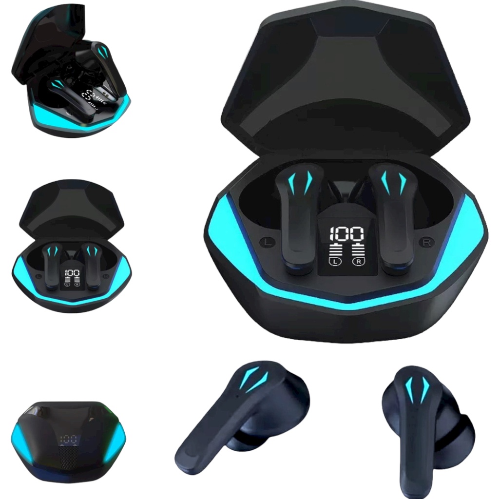 Fone De Ouvido Bluetooth Gamer MM-Y01 Tws F9 A Prova Dágua Microfone