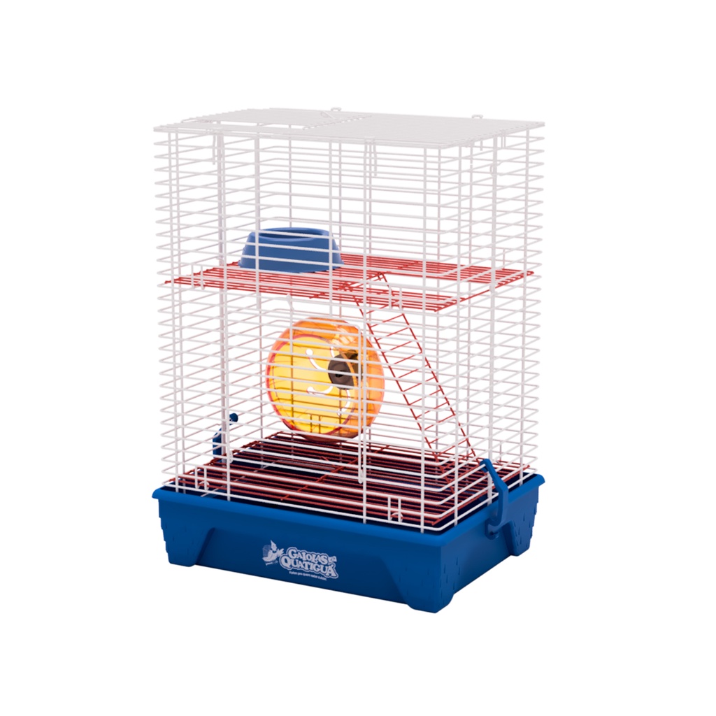 Gaiola Hamster Home 2 Andares com Rodinha Quatiguá