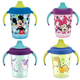 Copo de Treinamento Infantil Caneca Aprendizado Antivazamento Lillo 207ml 6 Meses Com Alça