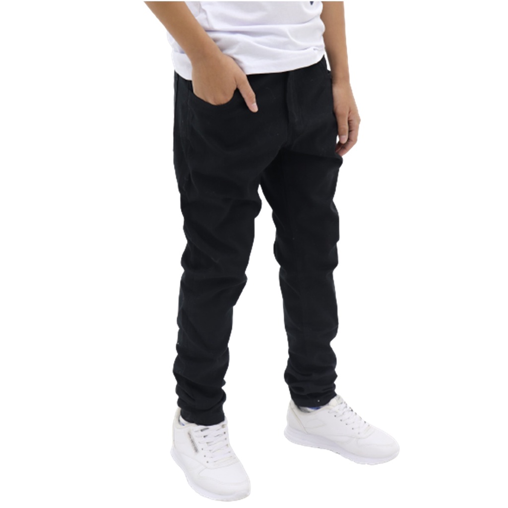 Jeans Preta CalÇa De Brim Masculina Infantil Calça Jeans Preta - Main Image