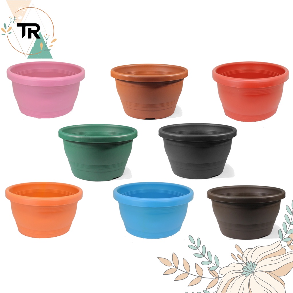 Kit 10 Vasos Cuia Veneza 18 Cm Para Plantas, Flores