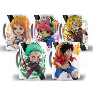 Caneca One Piece Personagens Personalizada Com Nome + Caixa - Xícara Divertida 325ML Cerâmica em Oferta na Shopee
