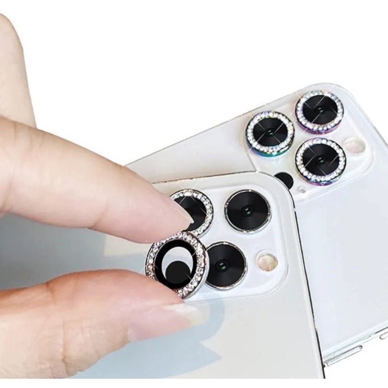 Uma Unidade!!!! (nao e kit!!!!)  de Película Protetora de Câmera de Iphone COM BRILHO XR 11 11 PRO 11 PRO MAX 12 12 PRO em Oferta na Shopee