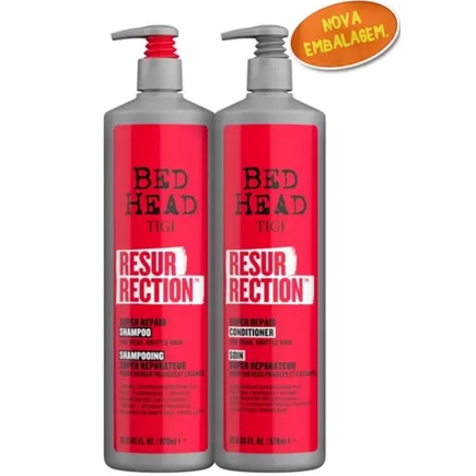 OFERTA Kit TIGI Bed Head Urban Anti+Dotes 3 Resurrection - Shampoo e Condicionador 970ml