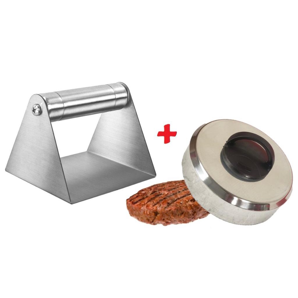 Kit Lancheira Smash Burguer Com Abafador De Hambúrguer Profissional