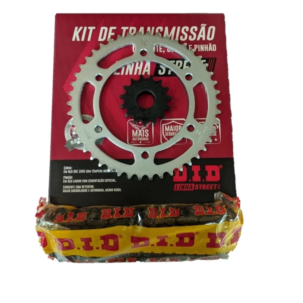 Kit Relação Yamaha Fazer 250 2018 2019 ate 2026 Did COM  Retentor em Oferta na Shopee
