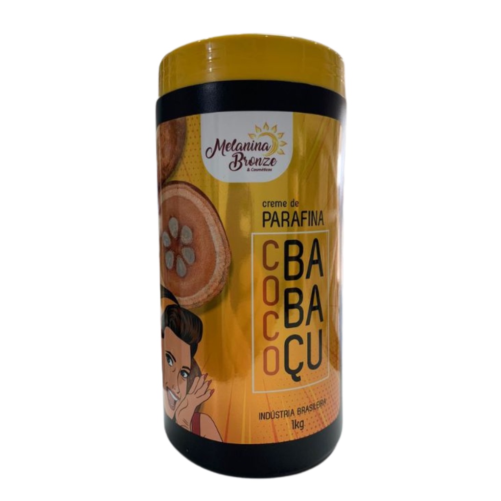 Parafina Bronzeadora Coco Babaçu 1 Kilo Melanina Bronze