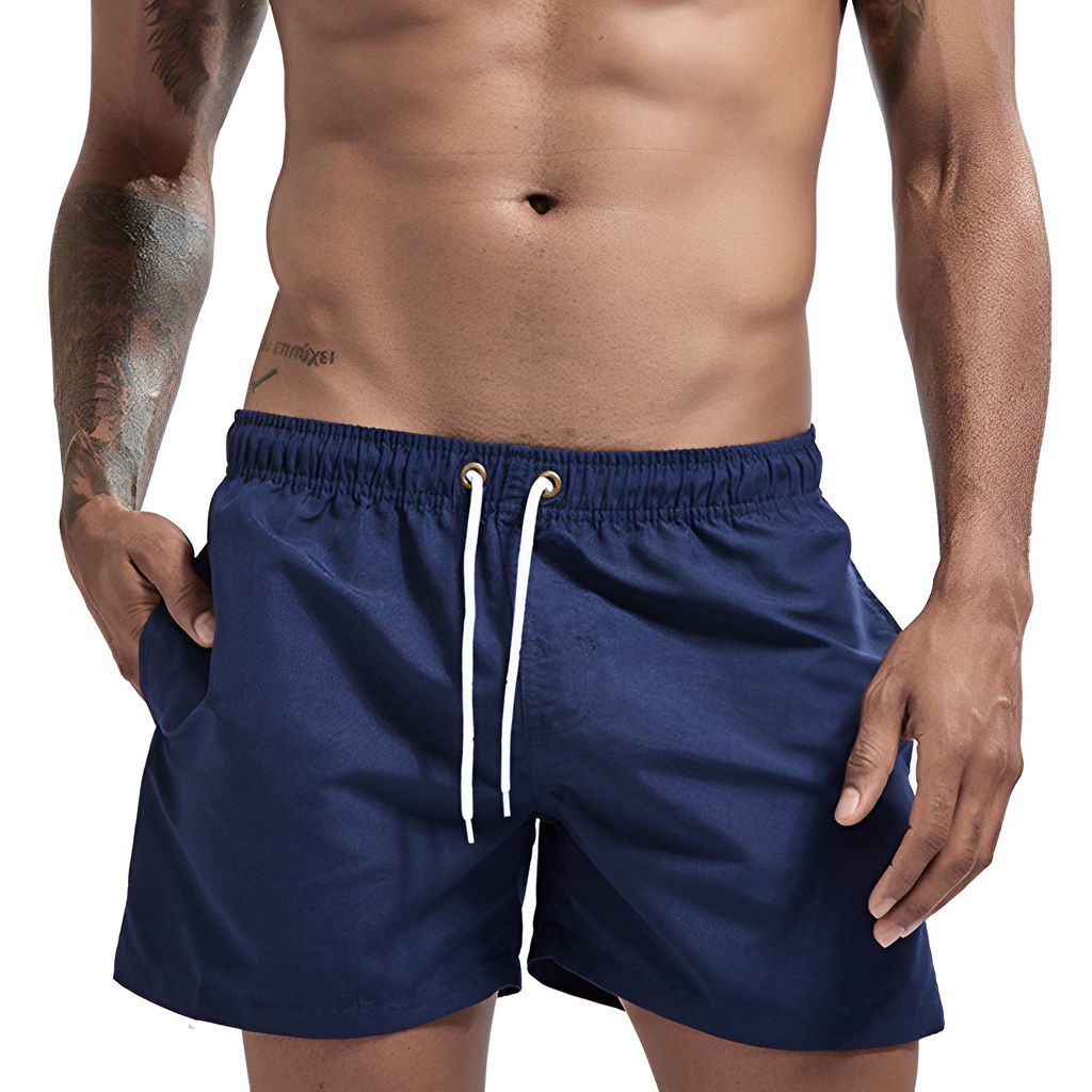 Shorts Bermuda Masculino Casual Verão Cintura Elástica com Bolso Cores Variadas P ao G Confortável