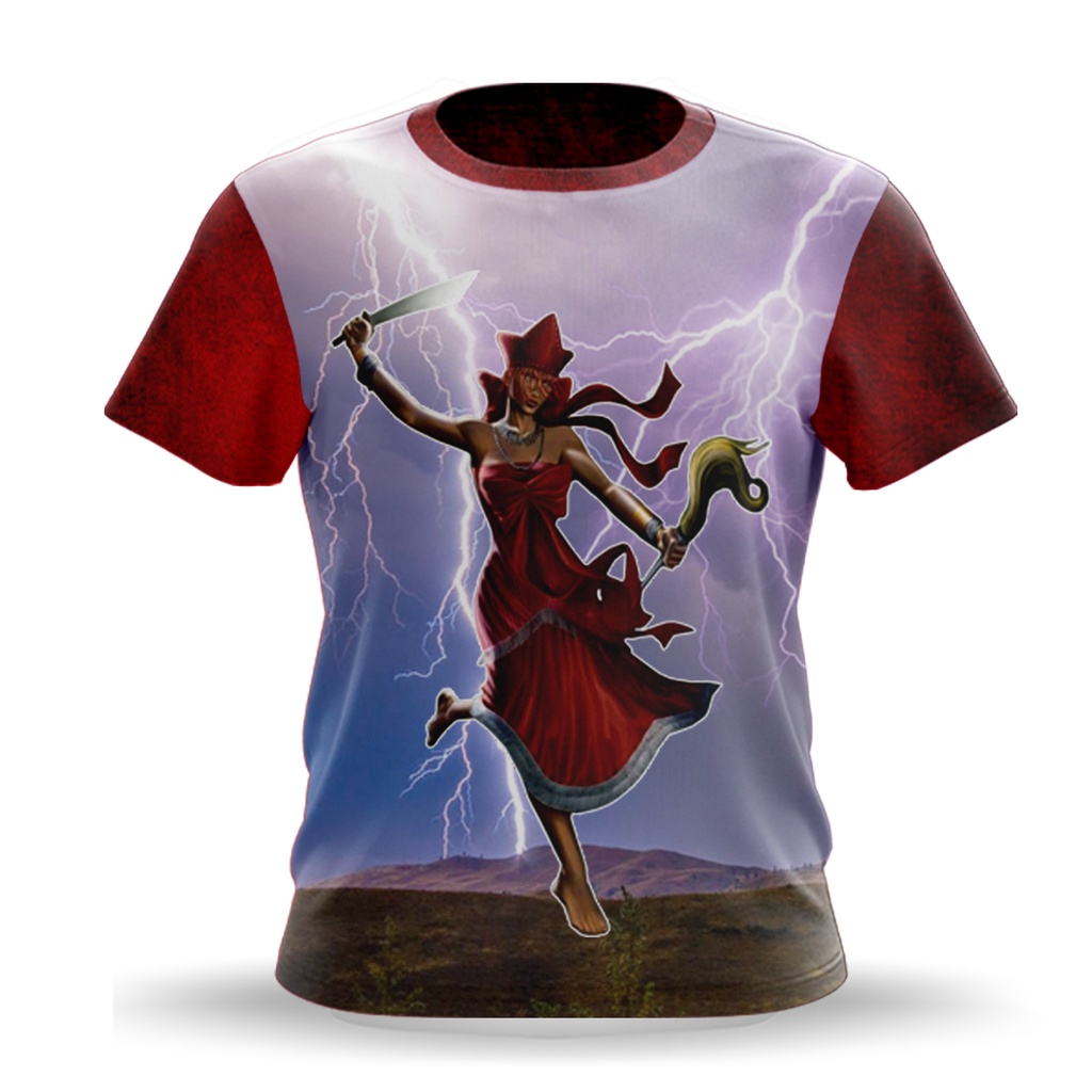 CAMISETA IANSÃ - UMBANDA & CANDOMBLÉ - TECIDO DRYFIT - SUBLIMADA - COD.121