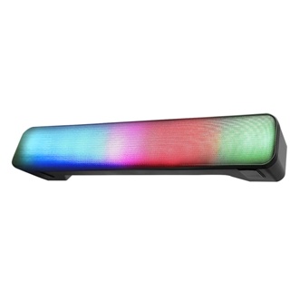Caixa de Som Bluetooth Soundbar Multimídia Gamer Luz RGB Para PC Notebook Tv XDG-296 em Oferta na Shopee