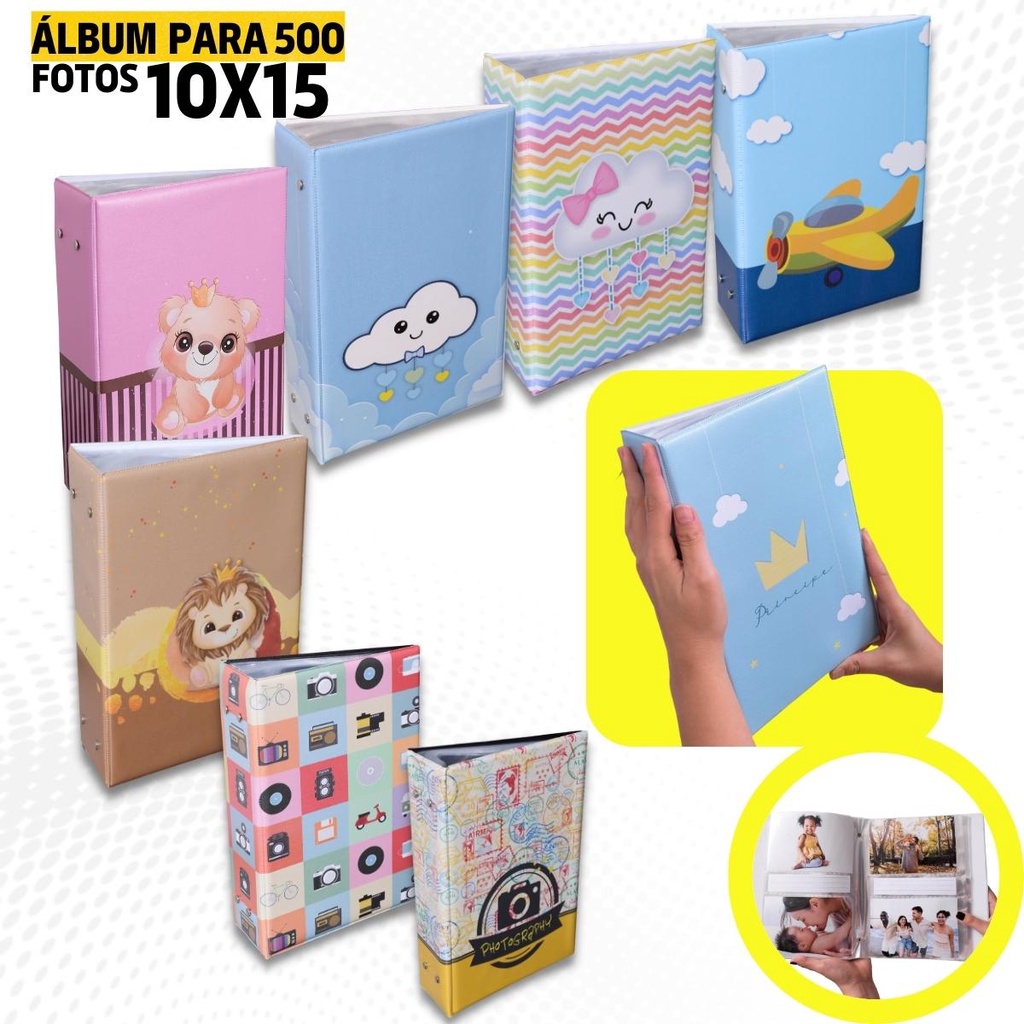 Álbum Fotográfico 500 Fotos: Onde Comprar | BuscaProdutos