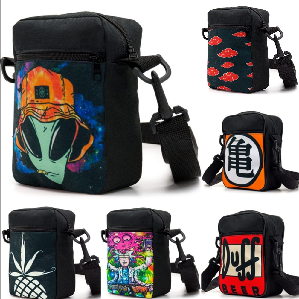 Shoulder Bag Masculino Mini Mochila Bolsa Pequena Beg Pochete de Ombro