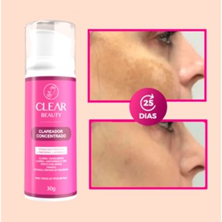 Clear Beauty Clareador para Manchas Concentrado Clareador para Axilas Escuras Melasmas