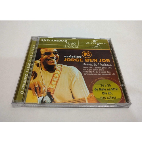 Cd Suplemento Universal - Maio 2002 - Jorge Ben Jor