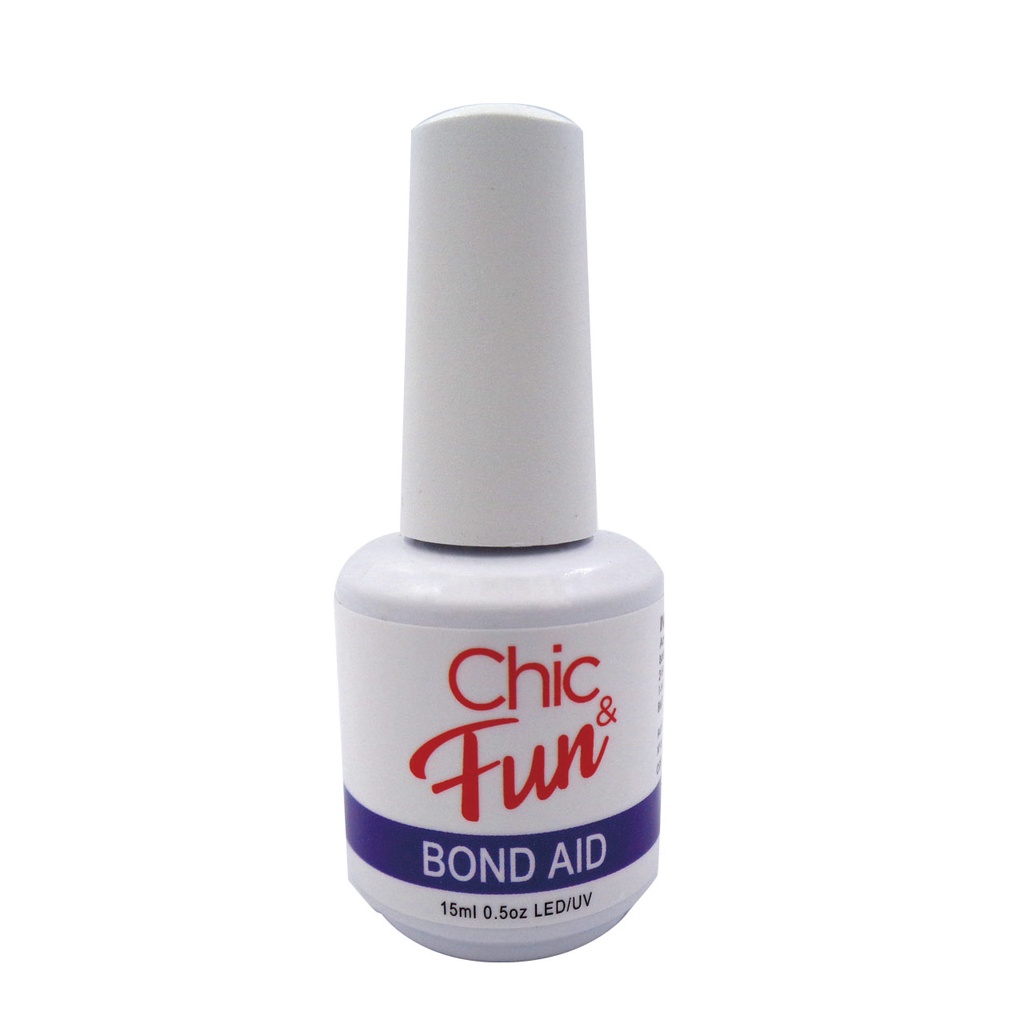 Bond Aid (Base Coat) Gel Base Para Unhas Gel Led Uv 15ml - Chic & Fun