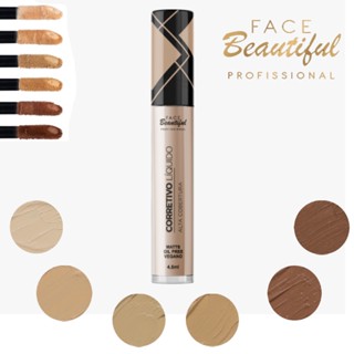 Corretivo Líquido Alta Cobertura Matte Oil Free Vegano - Face Beautiful 4,5ml