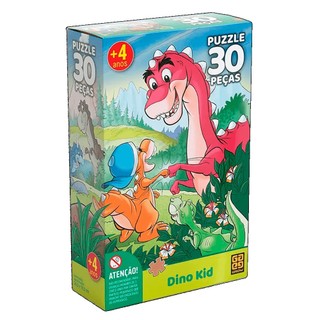 Quebra Cabeça de 30 Peças Dino Kid - Grow 3922 em Oferta na Shopee