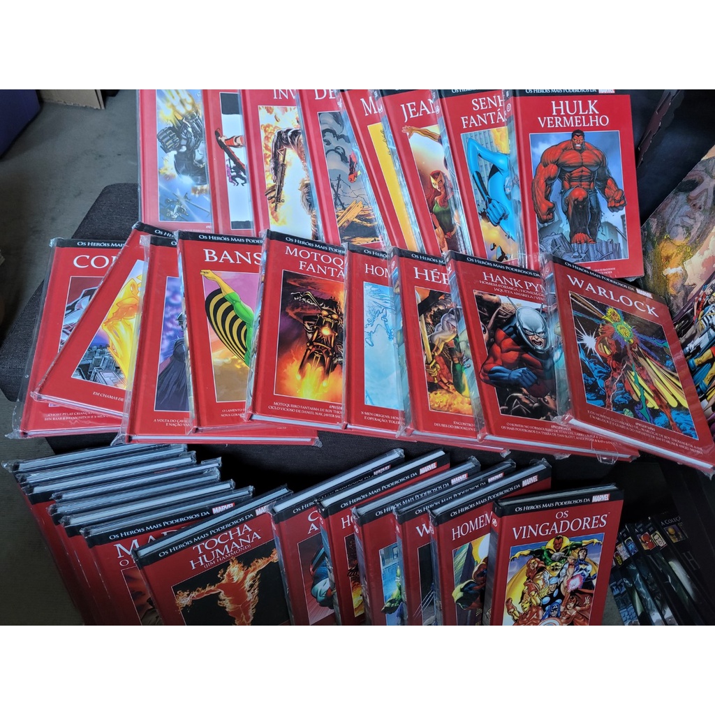 Coleção 1 A 50 Os Heróis Mais Poderosos Da Marvel Capa Dura Salvat