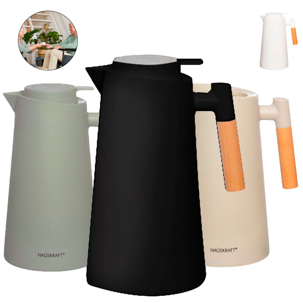 Garrafa Térmica Nórdica Elegance 1l Bebidas Quentes E Frias Várias Cores Casa Decoração em Oferta na Shopee