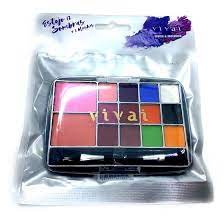 Estojo 12 Sombras e 2 Blushes Cores Vivai Paleta Sombra C/ Pincel val 01/24