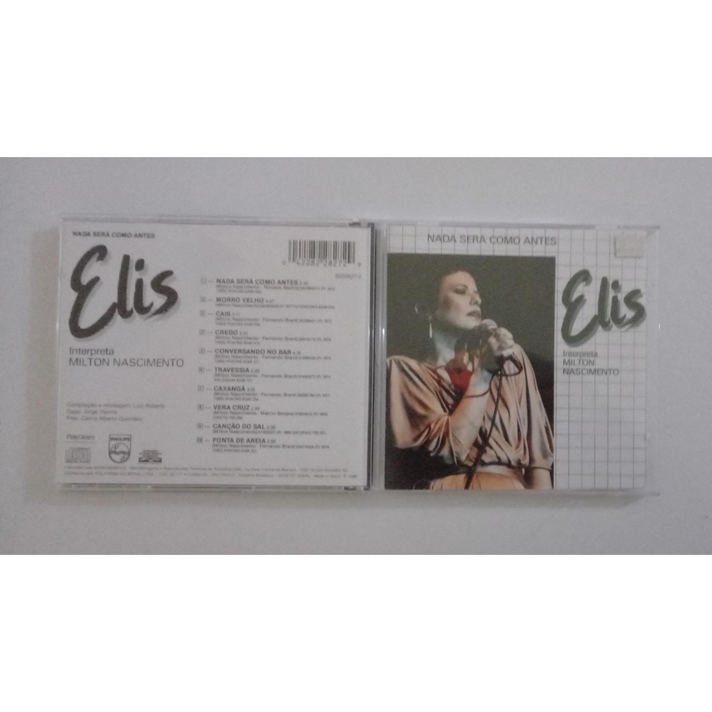 CD Nada será como antes Elis Interpreta Milton Nascimento