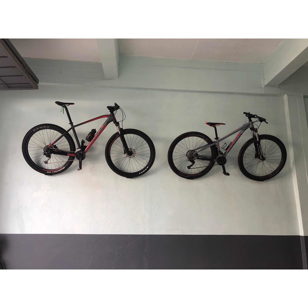 Suporte De Parede Horizontal Para Bike Mtb Ou Speed 3v Bike