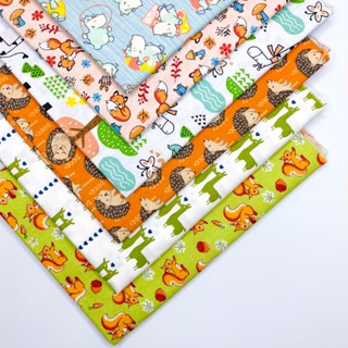 Tecido Tricoline Estampas Animais Diversos 50 cm x 1.50 metro - Patchwork / Artesanato 100% Algodão