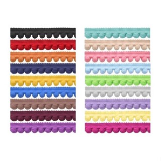 2 METROS Fita Grelot Mini Pompom (larg.10mm) Passamanaria