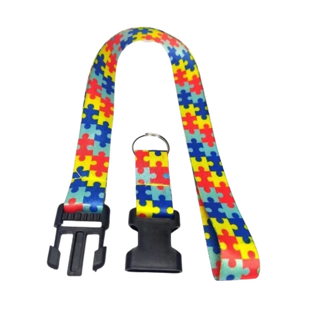 Chaveiro Autista Autismo Cordão Moto Pescoço Engate Rápido em Oferta na Shopee