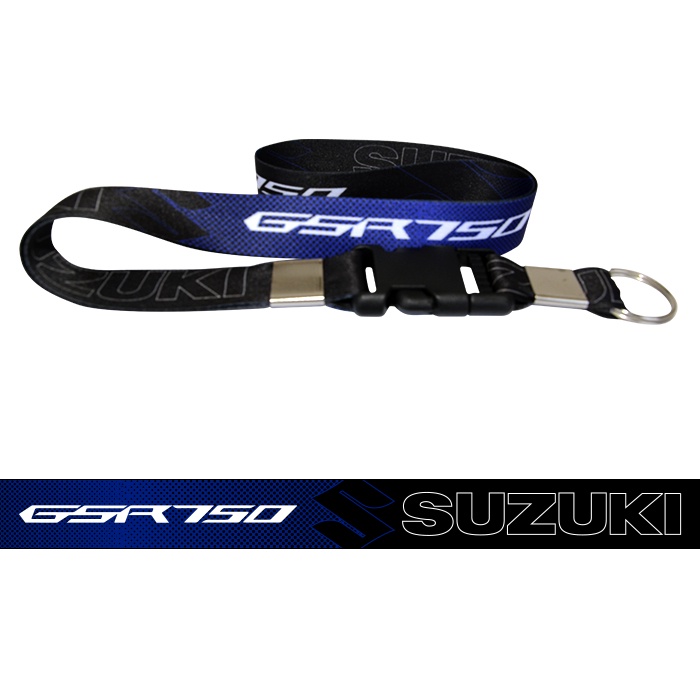 Chaveiro Cordão Com Fecho Moto Suzuki Gsr750