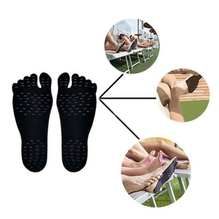 Kit c/2 pares sapatilha palmilha protetor de sola do pé adesiva - h&n bazar -