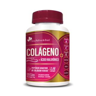 Colágeno Verisol + Ácido Hialurônico 750mg 120 Caps em Oferta na Shopee