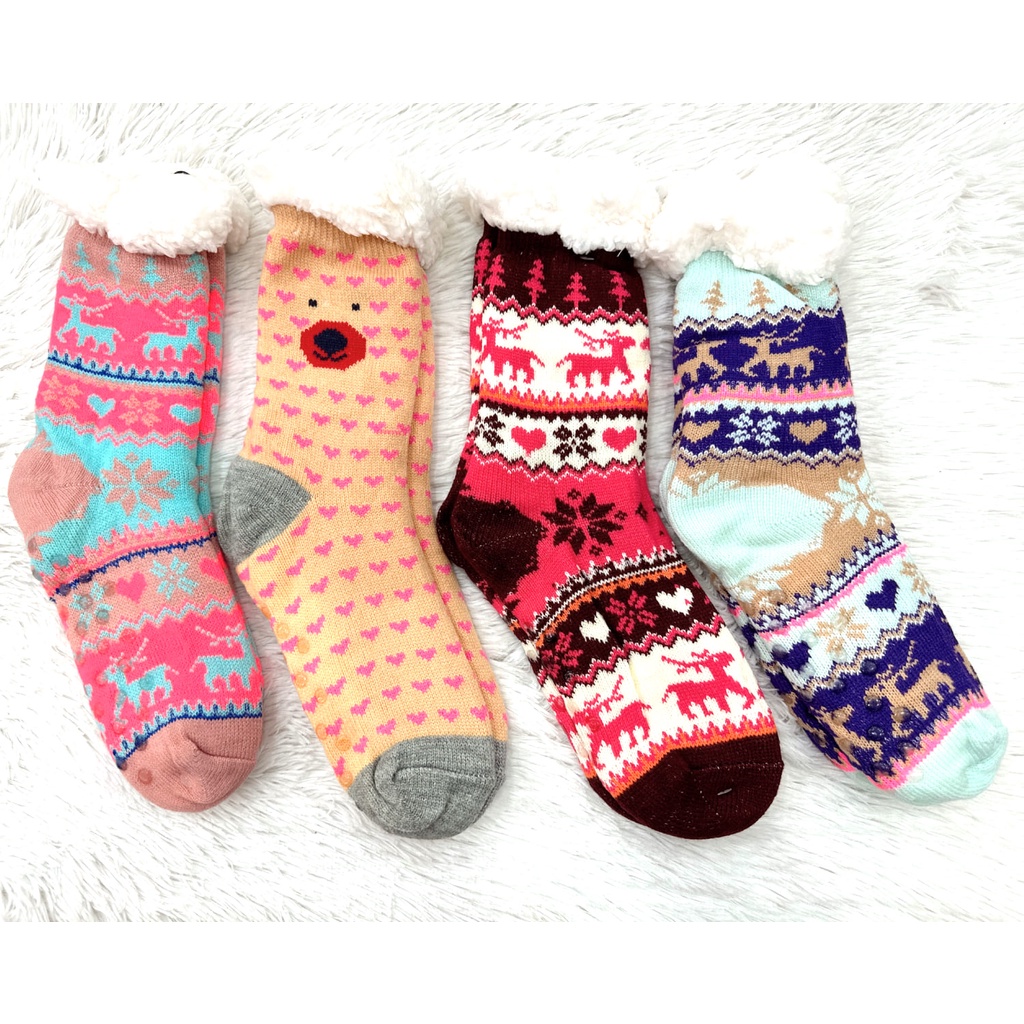 RWX VEST Meia Felpuda Longa Feminina Cano Alto Inverno Frio extremo Neve MEI02