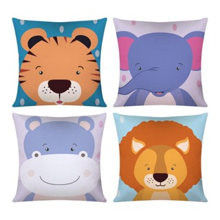 Kit 04 Capas de Almofada Decorativas Infantil