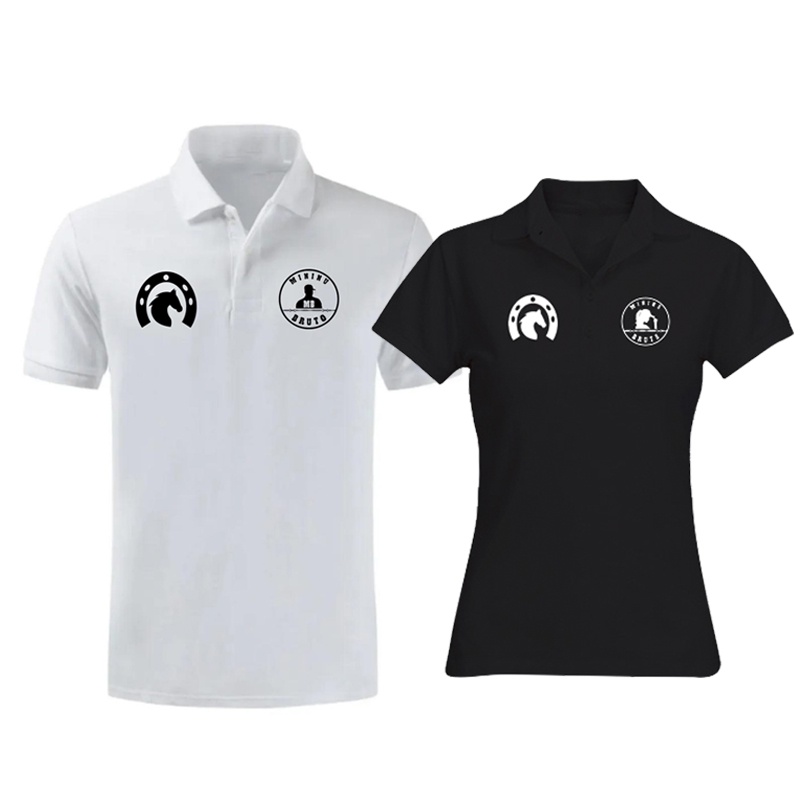 Kit Casal Polo Mininu e Minina Brutos Ferradura Marca Country Com Brinde