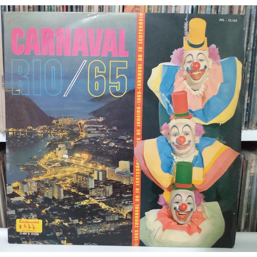 Lp - Marlene, Jamelão, Aracy Costa, Outros - Carnaval Rio / 65 - Continental