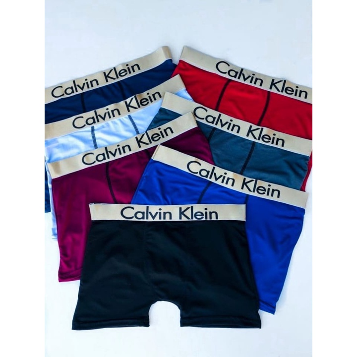 Kit 5 Cuecas Masculina Box Boxer Lisa/Estampada Microfibra Adulto ...
