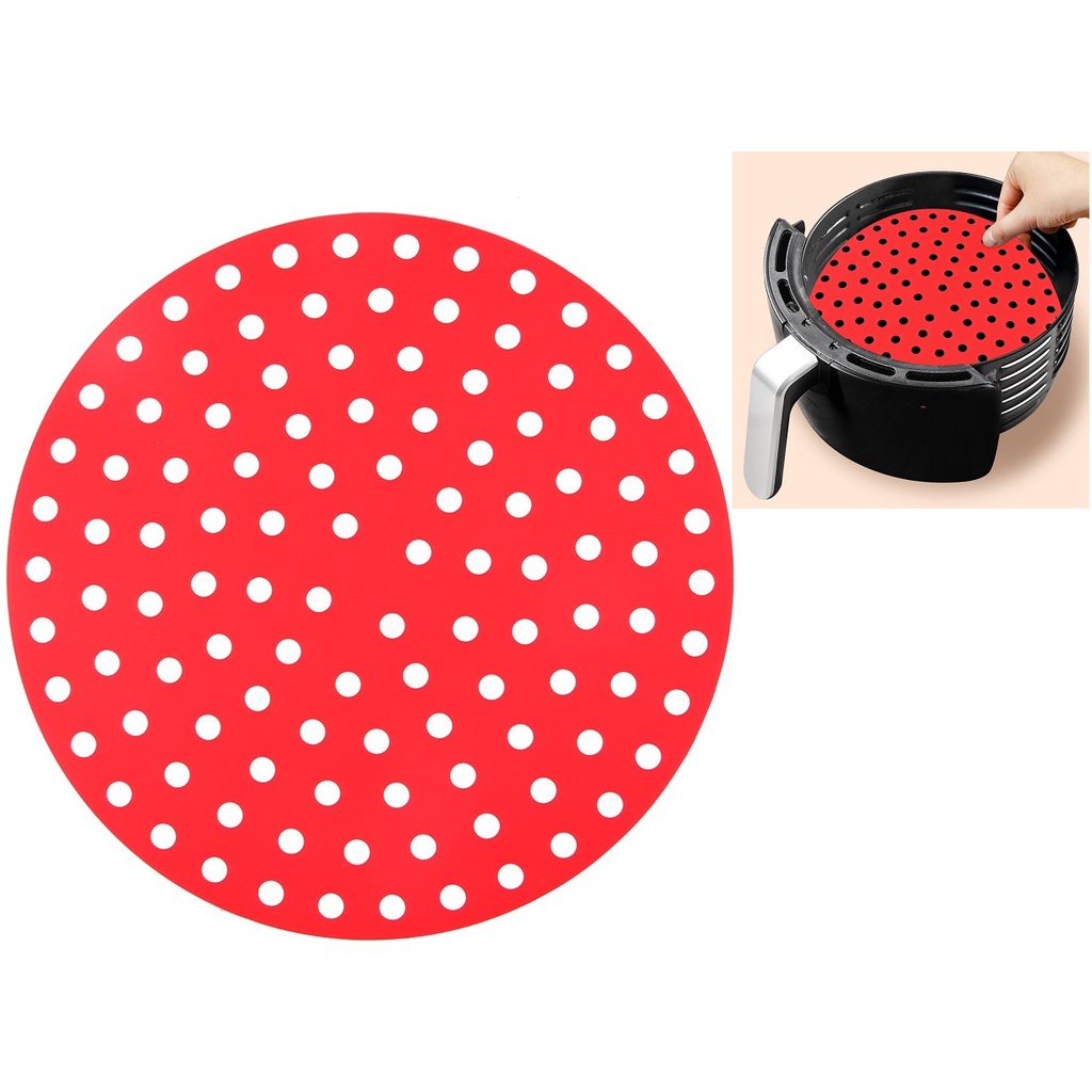 Tapete Protetor Silicone Para fritadeira Air fryer mondial Naf-05 modelo 20 cm redondo