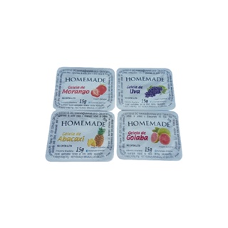Geléia blister sache 15g Homemade caixa 20 UN mista sortida Mini em Oferta na Shopee