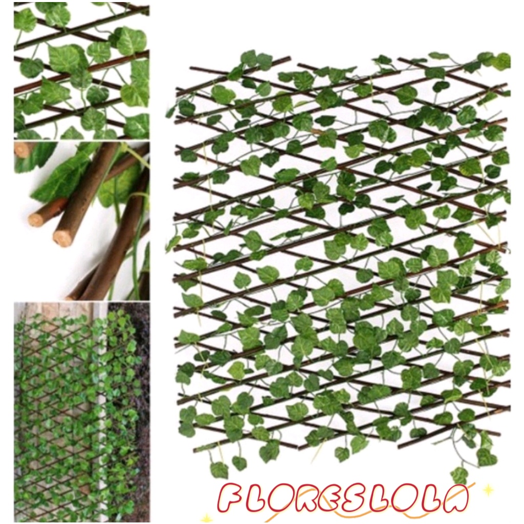 Treliça com Folhagem Para Muro Inglês jardim vertical decoração painel, Divisória P/ Decoração, Casamento, Festas, casa