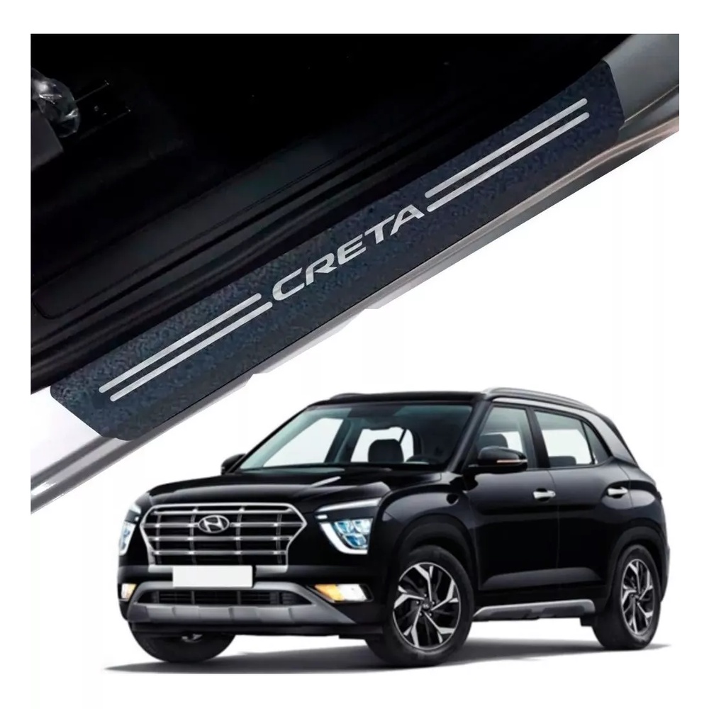 Soleira 8 Peças Hyundai Novo Creta 2022 2023