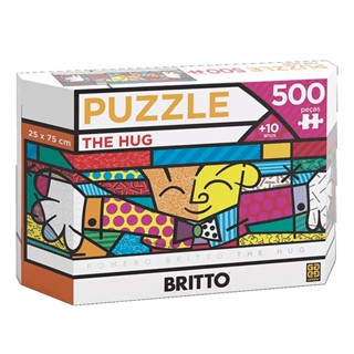 Quebra Cabeça de 500 Peças Romero Britto The Hug - Grow 3401