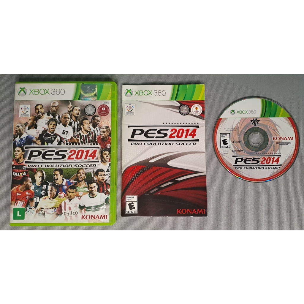 PES 2014 Xbox 360 - Jogo original, completo - Testado e funcionando perfeitamente