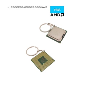 Processador Intel Core Amd Chaveiro Decorativo TI #1