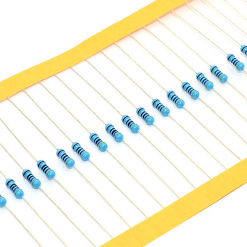 Kit 600 Resistores 1/4w 1% Precisão Reistência Resistor 30 Valores Diferentes 220r 1k 10k 100k 1m